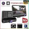 HD Car DVR 2/3 Camera Lens 4.0 Inch Rearview Mirror Dash Cam Camera Video Recorder Stream Media Player