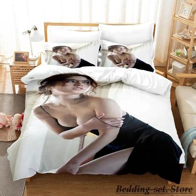 New Bikini Sexy Girl Yumi Sugimoto Bedding Set Single Twin Full Queen King Size Bed Set Adult Kid Bedroom Duvetcover Sets