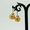 24K Gold-Plated Apple Pendant Necklace Set for Christmas Gifts