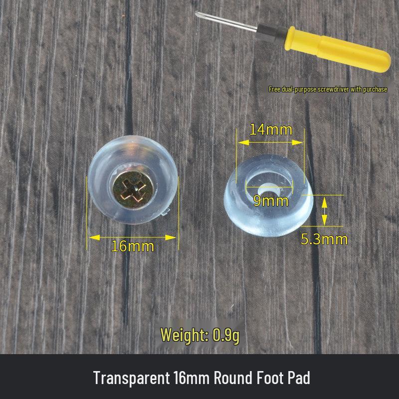 Anti-Slip Transparent Rubber Furniture Pads for Tables – Wear-Resistant and Protective