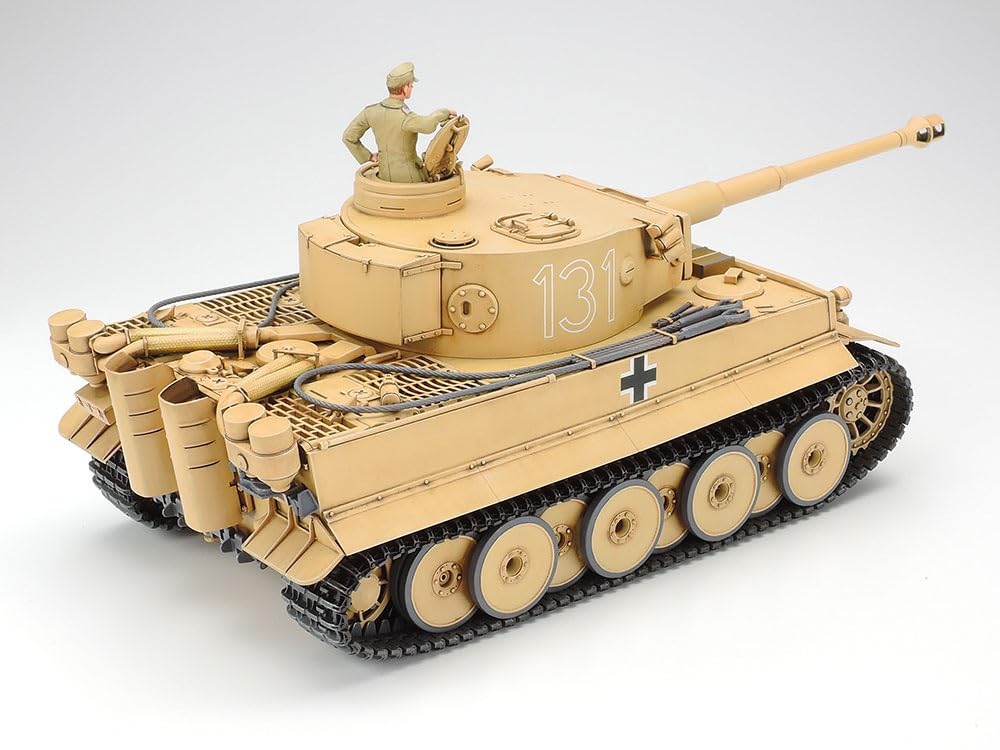 Tamiya 1/35 Military Miniature Series No. 227 Tiger I Early Production Type Africa Specification Plastic Model Kit 35227