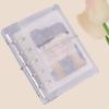 Korean Style Twill PP Binder Photo Journal with Card Storage - M5 Notebook Cover