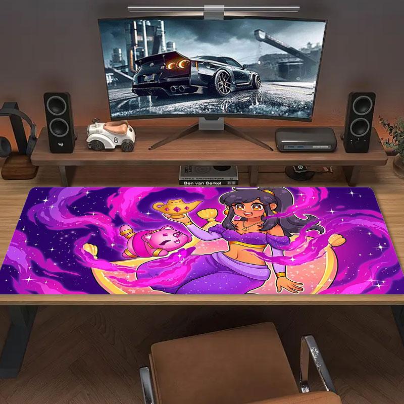 Aphmau Large Size Mouse Pad Large Gaming Table Cushion Non-slip Laptop Tablet Big Mousepad XXL Mat Mini PC Playmat With Lock edge