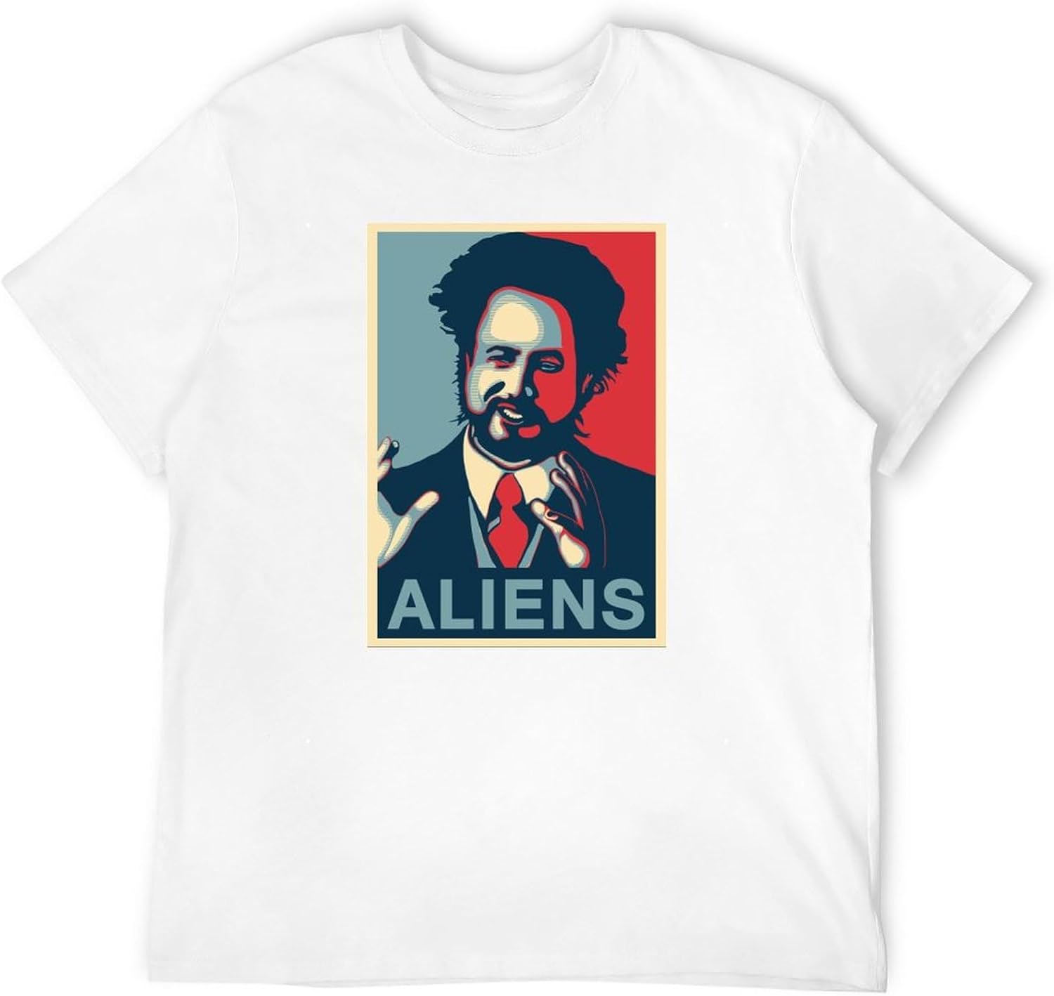 Ancient Aliens Men T Shirt Funny Graphics Funny Birthday Cotton Vintage Tee 4XL белый