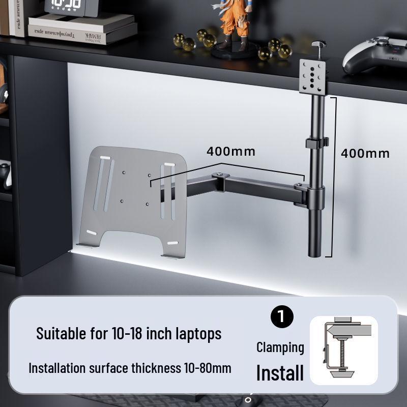 Dual Screen Cantilever Laptop & Monitor Stand