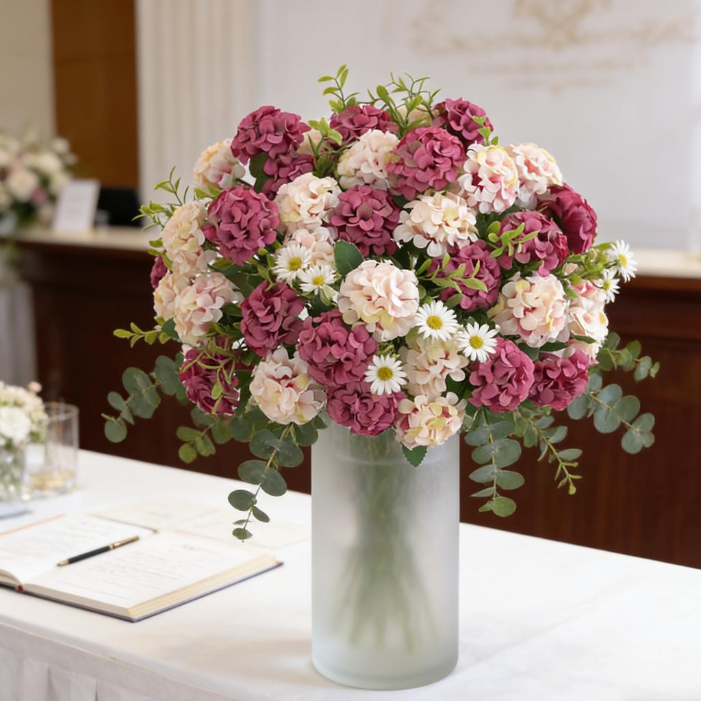 Artificial Flowers Silk Carnation Centerpieces Valentine's Wedding Brial Bouquet Room Home RoomTable Gift Arrangement Accesorios