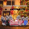 Autumn/Winter High Neck Christmas Dog Sweater - Warm Knitwear for Pets