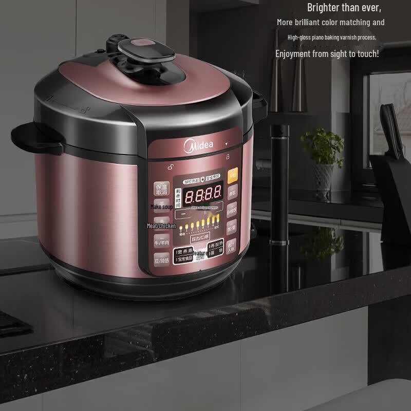 Midea 6L Smart Electric Pressure Cooker & Rice Cooker CN plug (adapter included)