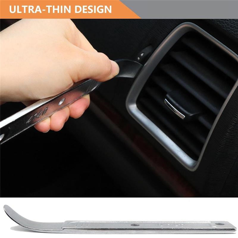 NY-Spakverktyg Bil Dörr Interiör Demonteringsverktyg Metallstång Bilklämma Golvskruvmejsel Demonteringsverktyg Bilreparationsverktyg
