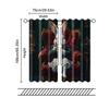 Set Of 2 Filtering Curtains Excluding Rods Non Movable Without Batteries Noble Gentleman Rabbit Use Bedrooms Curtain For Bedroom Made Polyester