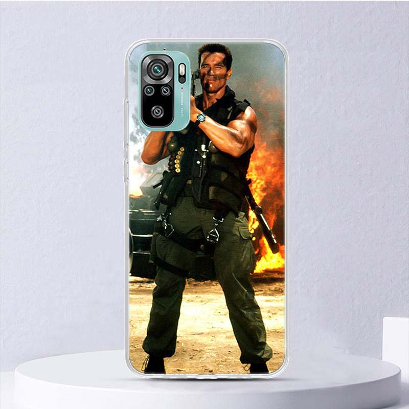 Arnold Schwarzenegger Terminator Soft Case For Xiaomi Redmi Note 14 13 12S 11S 10S 12 Pro Plus Phone Cover 11 10 11E 11T Note14