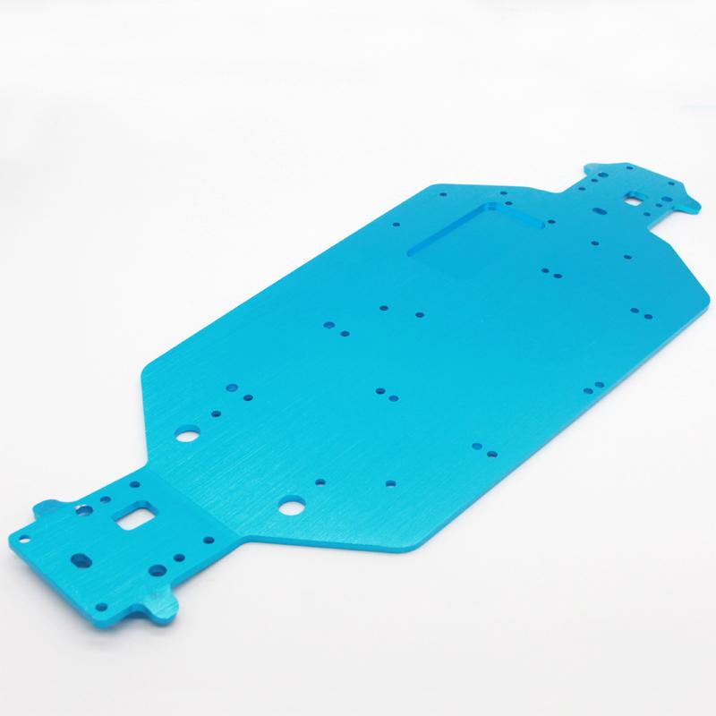 HSP 04001 03601 Aluminum Alloy Metal Chassis 1/10 Upgrade Parts For Buggy Monster Bigfoot Truck HSP 94107 94170 94118 94111