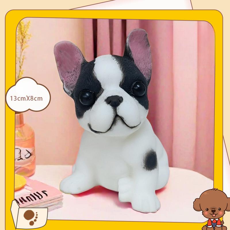 Squeeze Toys Stress Reliever Gift Nontoxic Bouncy Dog Fidget Toy Reusable Rebound Puppy for Kid Sensory Play