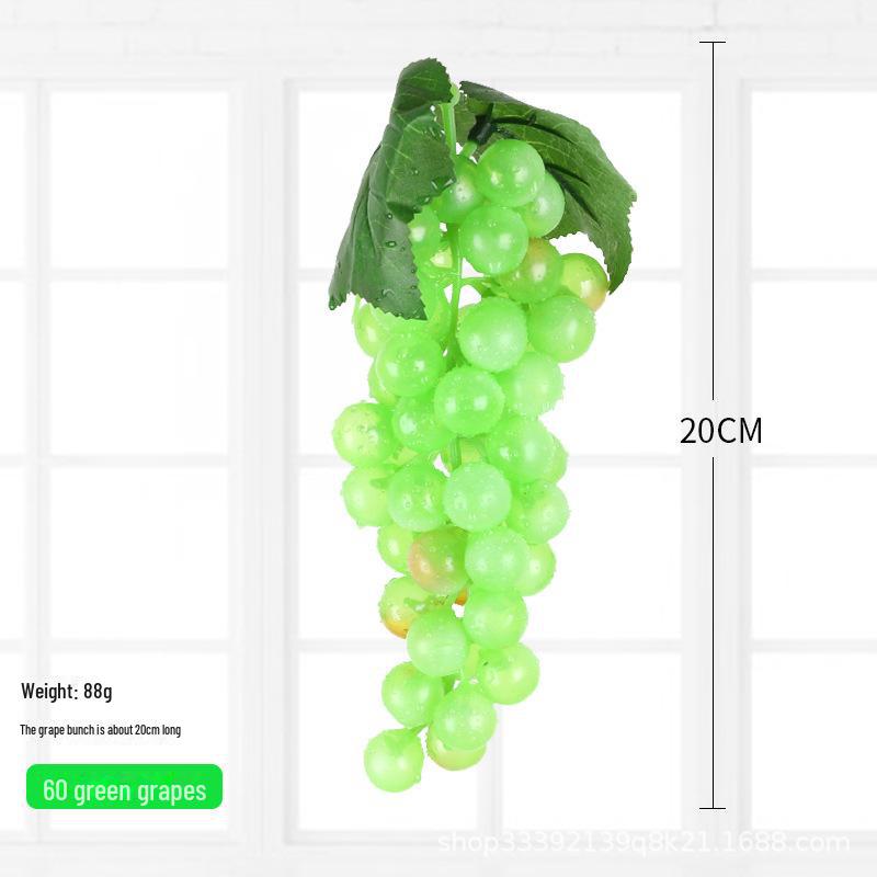 Kids' Educational Toys: Simulated Fruits - Grapes, Persimmons, Apples, Bananas - for Play, Decor, and Props