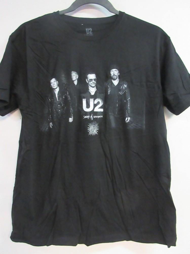 U2 OFFICIAL MERCH SONGS OF INNOCENCE 2024 CONCERT BAND MUSIC  EXTRA LARGE Unisex T-Shirt L