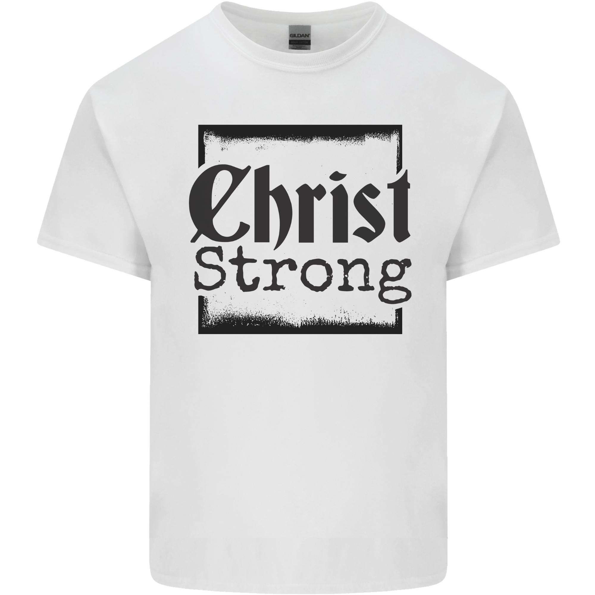 Christ Strong Christianity Christian Jesus God Unisexs Light Cotton TShirt S