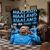 Erling Haaland Thema Fleece-Decke Gemütliche Weiche Plüsch-Decke Für Schlafzimmer Couch Reise
