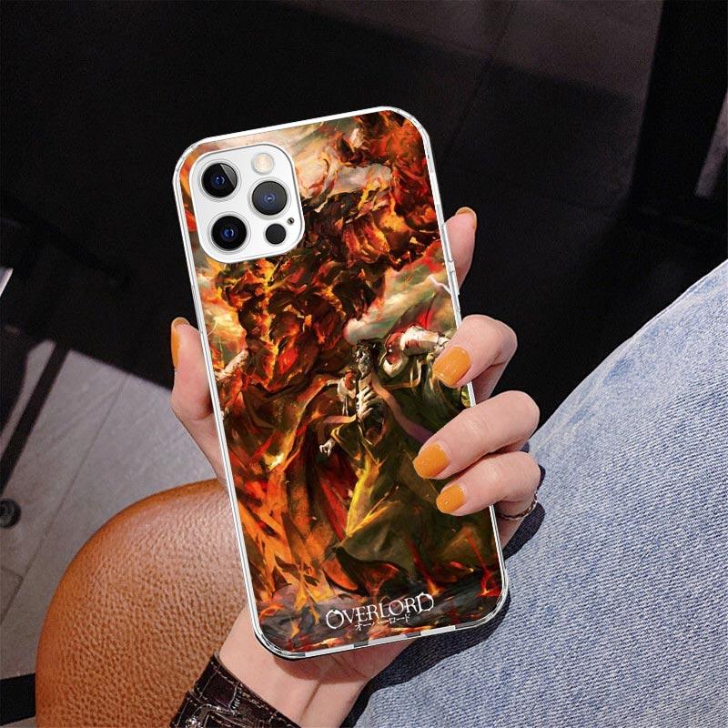 Overlord Anime Phone Case For iPhone 17 Air 16 Pro Max 16E 15 + 14 Plus 11 12 13 Mini 7 8 SE Gift Print Cover Fundas 17 Air 16 P