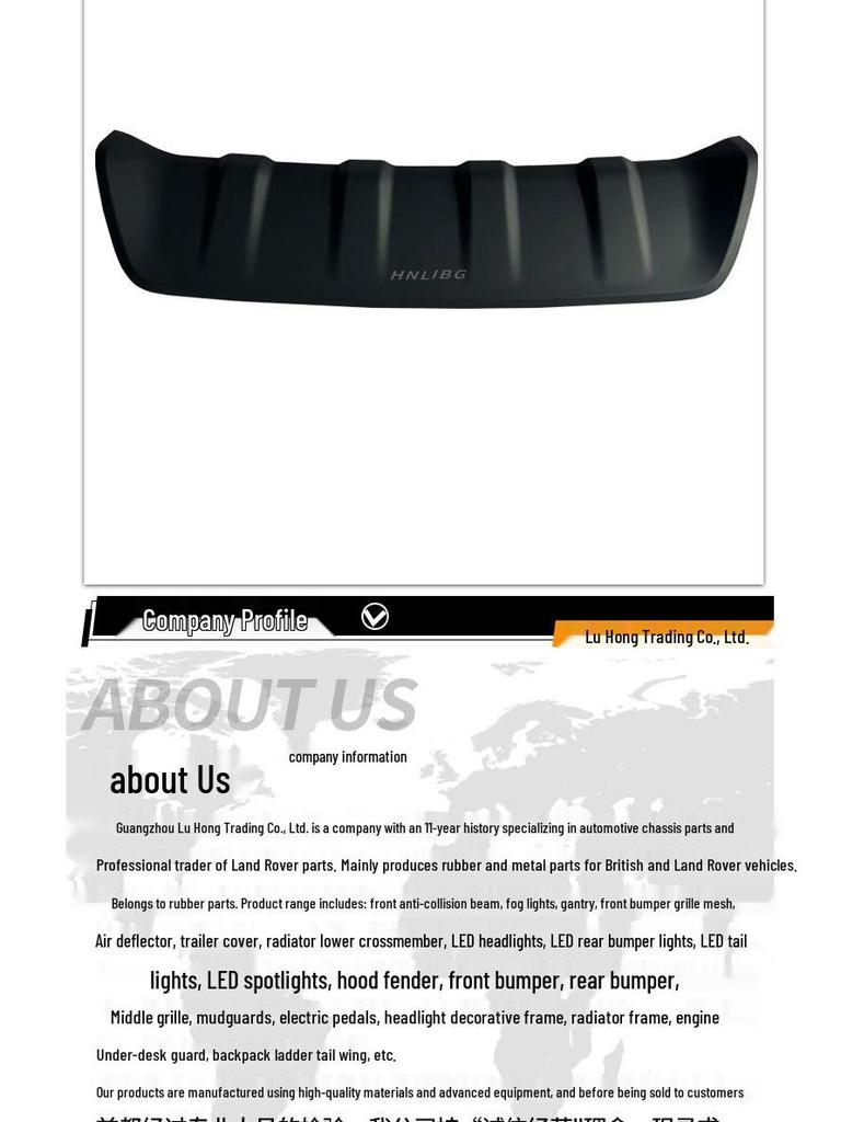 Land Rover Discovery Sport Rear Bumper Towing Eye Cover LR133664 Underbody Shield Accessory