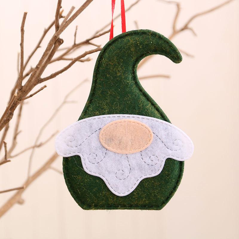 

Рождественские украшения Land Public Санта-Клаус Тканевая подвеска Рождественская елка Подвеска зелёный