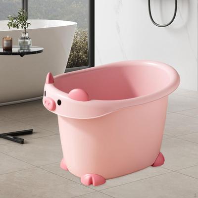 Badewanne Badeeimer für Neugeborene Rutschfester Boden Sitzen und Einweichen Duschbecken Alter 5-8 Jahre