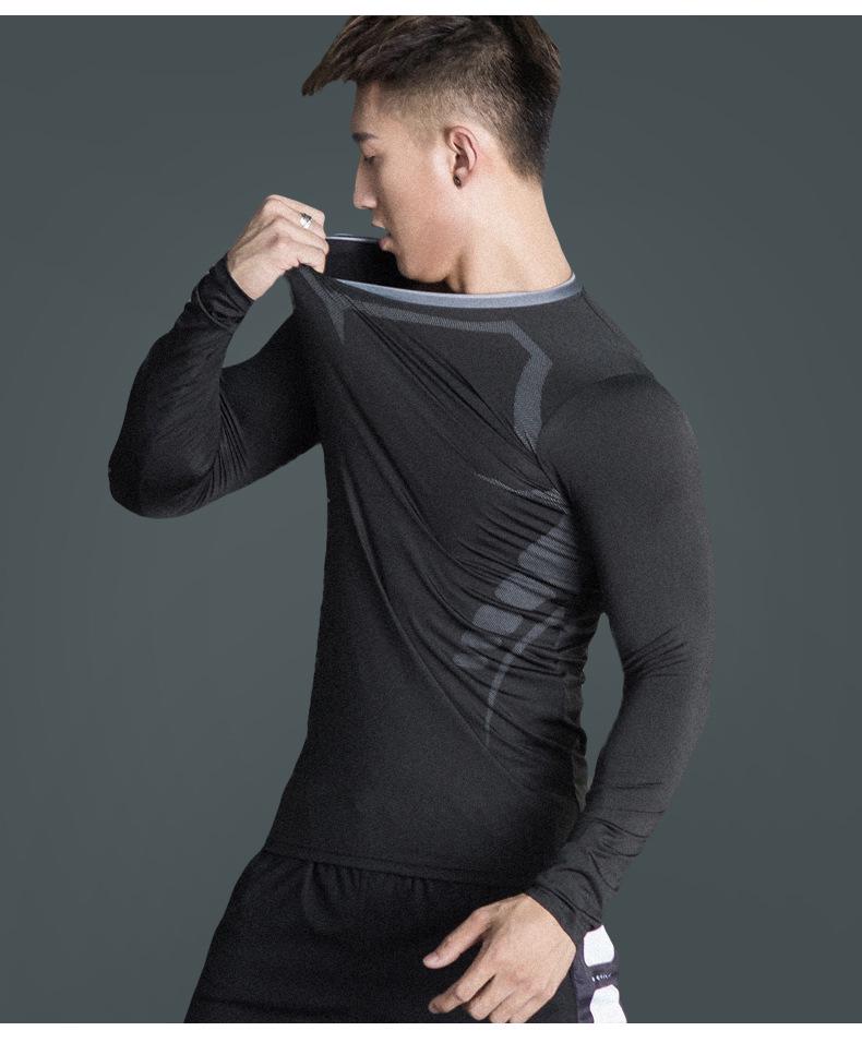 Pánské rychleschnoucí elastické sportovní tričko na basketbal a běh