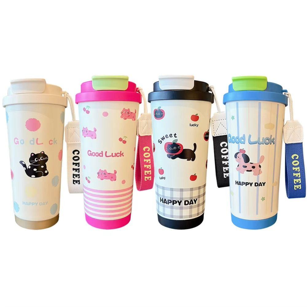 

Leak-proof Cartoon Insulated Water Bottle Stainless Steel Vacuum Flasks Portable Thermal Cup 04