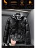 Men's Luxury European Style Thick Down Jacket - Winter Hooded Outerwear for Cold Protection