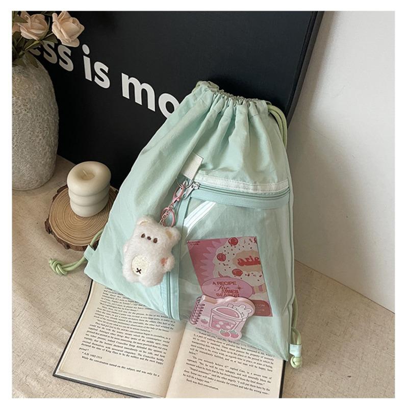 Large capacity bag women's spring summer new casual canvas commuting high-end backpack