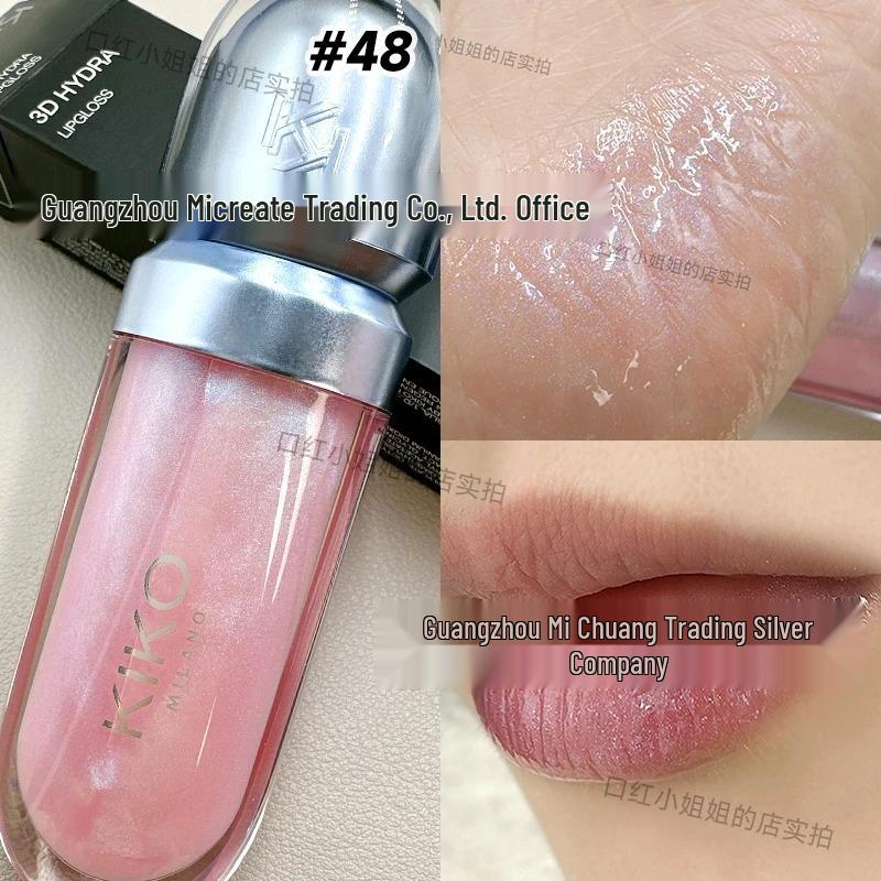 KIO Double-ended 103 Lip Gloss: Mirror Finish, Single-ended 3D Lip Glaze, Long-lasting, Non-stick, High Quality.