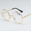 Round Glasses Woman Men Glasses Retro Myopia Optical Metal Frames Clear Lens Black Silver Gold Eyeglasses -1.0 -1.5 -2.0 To -4.0