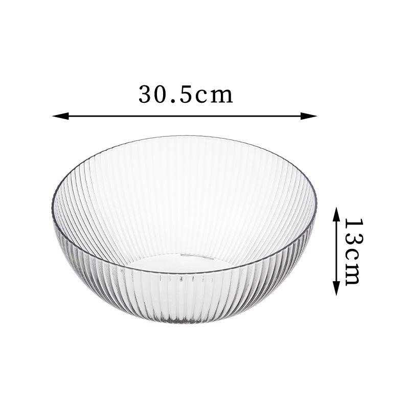 2025 Light Luxury Plastic Fruit Bowl for Living Room Coffee Table
