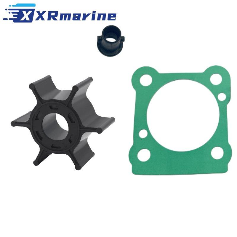 6G1-44352 Water Pump Impeller with Gasket Damper for Yamaha 2 Stroke 6HP 8HP Outboard 6G1-44352-00 18-3066