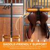 Barn Saddle Hanger 1/2Pcs Horse T-Shaped Hanger Heavy Duty Rack with Hanging Storage Strap Space-Saving Holder Stand for Stables Barns Shows Show