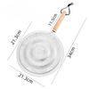 Stainless Steel Pot Pads Heat Conducting Pads Wooden Handles Household Heat Resistant Heat Insulating Pads Kitchen Utensils