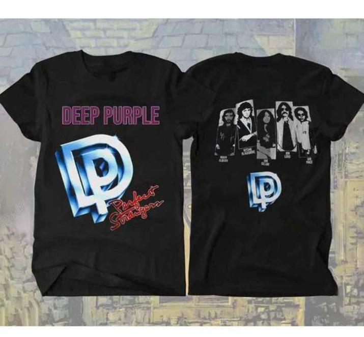1985 Deep Purple Perfect Strangers Tour Concert 2 Sided T Shirt Unisex T-Shirt S