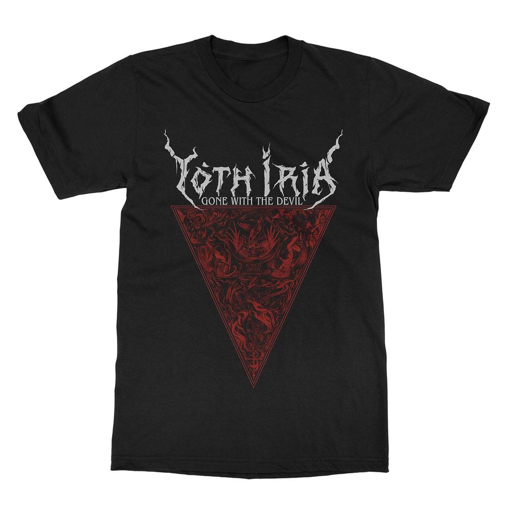 Yoth Iria Řecká Černá Metalová Nová Vlna Kapela Tričko Bavlna Grafické Tričko Unisex Dámské Letní Streetwear Top