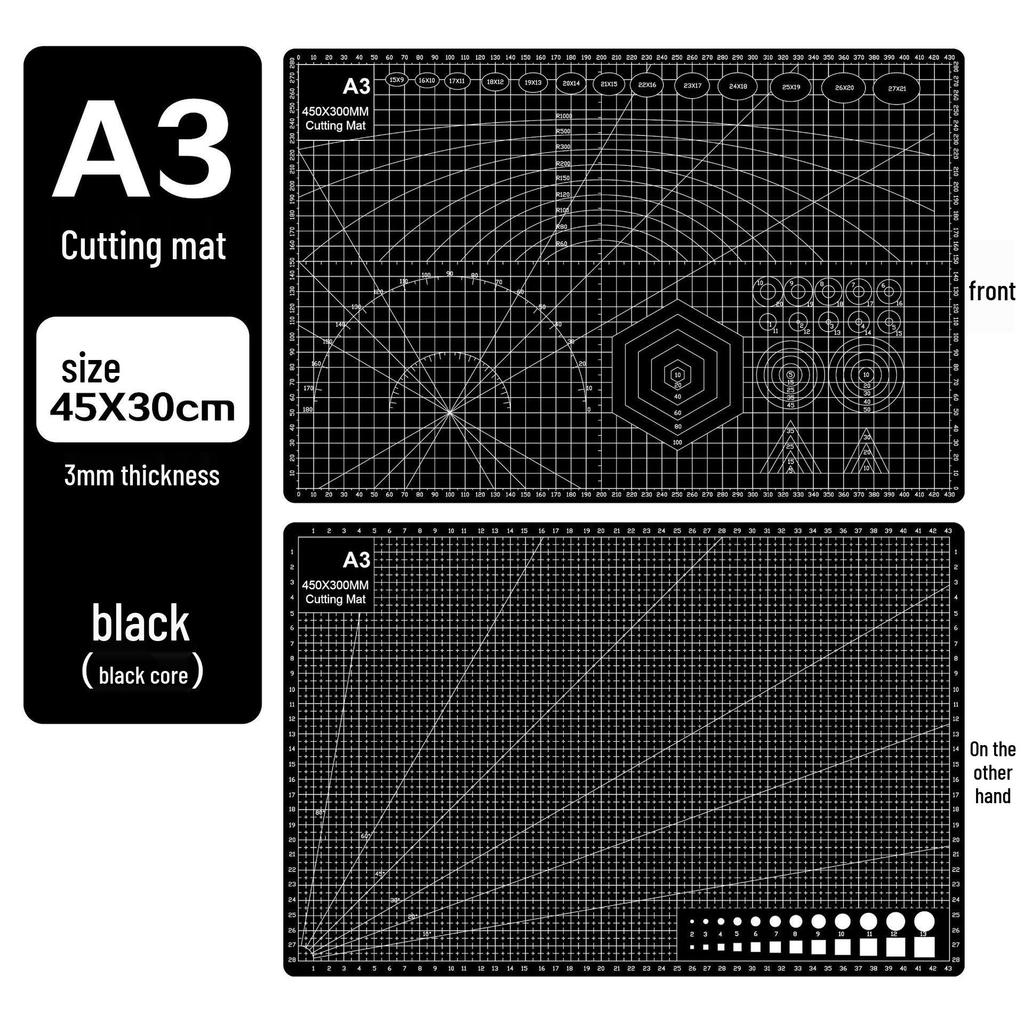 Thickened Multi-Purpose Cutting and Engraving Mat (A3, A2, A4)