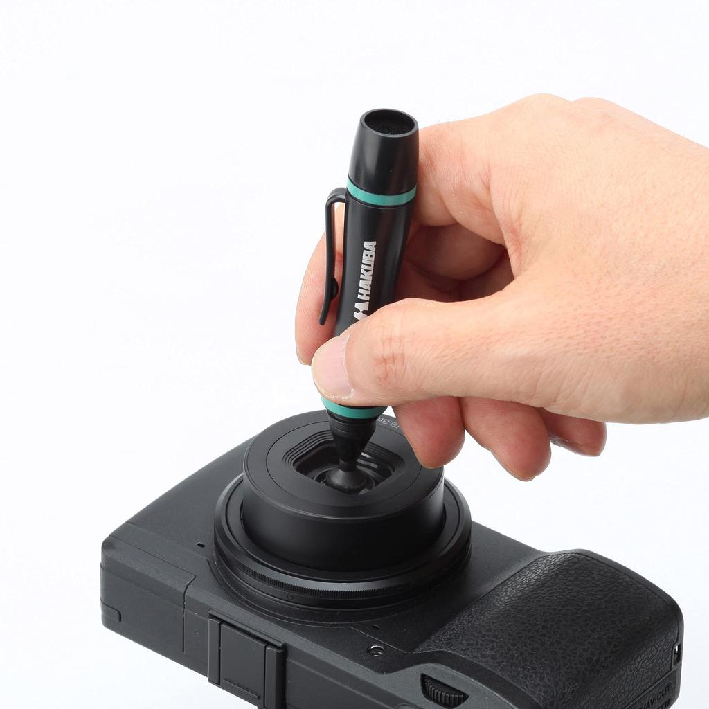 HAKUBA Lens Pen 3 Mini Pro Lens Black Cleans with Just One Pen (Compact Cleaner) (KMC-LP15B) -