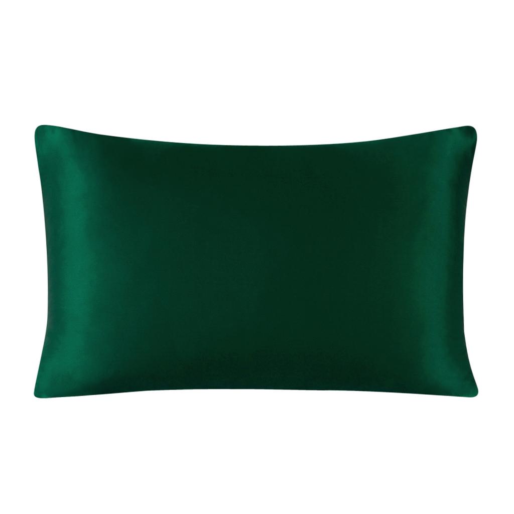 One Side 100% Mulberry Silk Pillowcase with Hidden Zipper Solid Color Pillow Case for Sleep and Skin Care