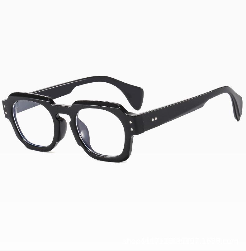 Densko Sunglasses Men'S Hong Kong Style Personalized Retro Sunglasses Women'S Vacation Rice Nail Sunglasses Sunglasses