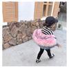 Girls' and Boys' Thick Fleece-lined Denim Jacket with Large Fur Collar - Winter Korean Style for Infants and Toddlers