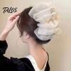 Colorful Bow Hair Accessory 1/2Pcs Women Smooth Satin Bowknot Versatile Decoration Clips Leopard Print Long Tail Design Accessories Charming Hairpin