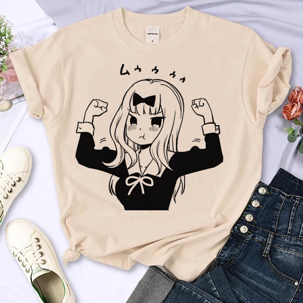 Kaguya Sama Love Is War T Shirt Women Summer Japanese Tshirt Female Japanese Clothes