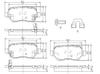 Ft29524 Fast Brake Pads Rear Without Sensor