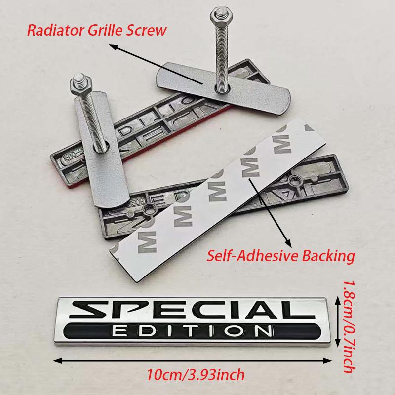 NEW 3D Metal Car Motorcycle Whole Body Sticker Logo SPECIAL EDITION Badge Emblem Decals For Auto Motorcycle Sticker Accessories