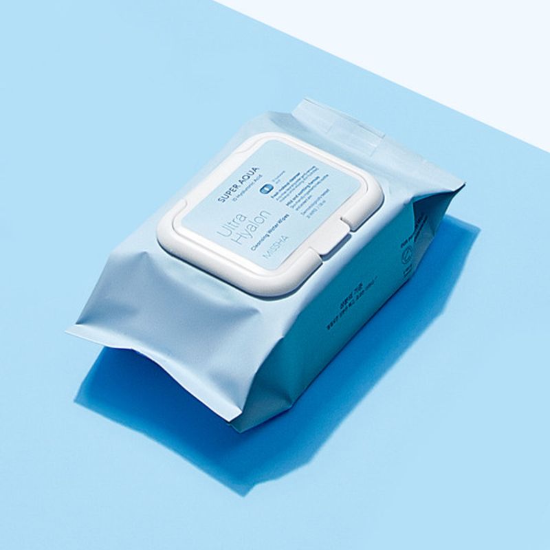 MISSHA Super Aqua Ultra Hyalron Cleansing Water Tissues (30 sheets) ONE