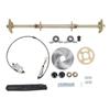 Go Kart Rear Live Axle Assembly Kit 32in Rear Drive Axle Pillow Block 428 37T Sprocket 7.5in Brake Disc Chain Set for
