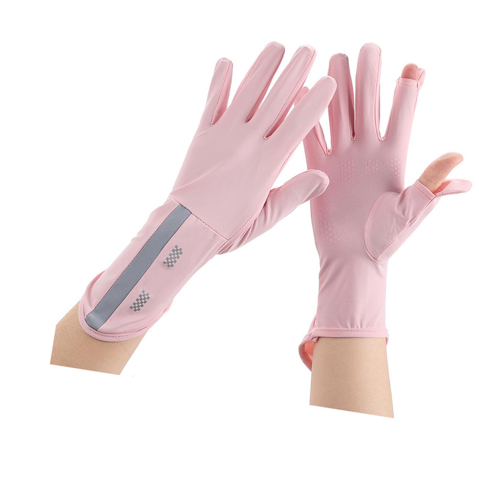 

Женские перчатки для защиты от солнца, солнцезащитные перчатки, нескользящие, с защитой от ультрафиолета, перчатки для вождения, летние, для отдыха на природе