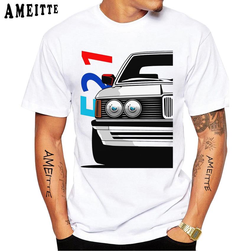 E60 LCI M5 T shirt Newest Summer Men Short Sleeve Classic E34 E30 E36 T-Shirt Hip Hop Boy Casual White Tees Tops